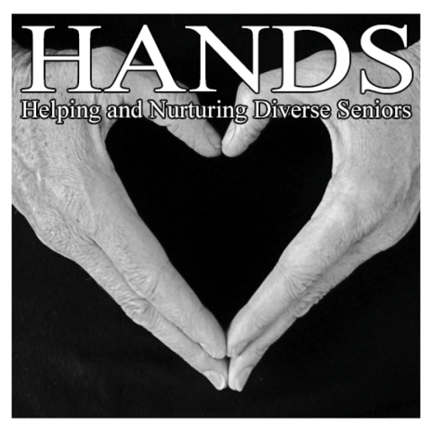 The logo for HANDS - Helping and Nurturing Diverse Seniors