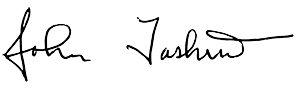 John Tashiro's signature