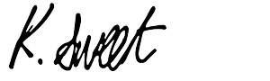 Kristina Sweet's signature