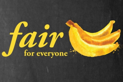 Fair Trade Bananas at City Market